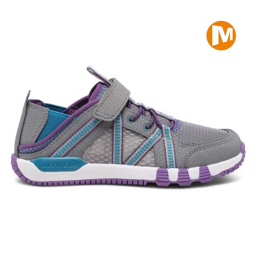 Merrell Hydro Free Roam Sandalen Kinder Grau [DE-FKZHV]